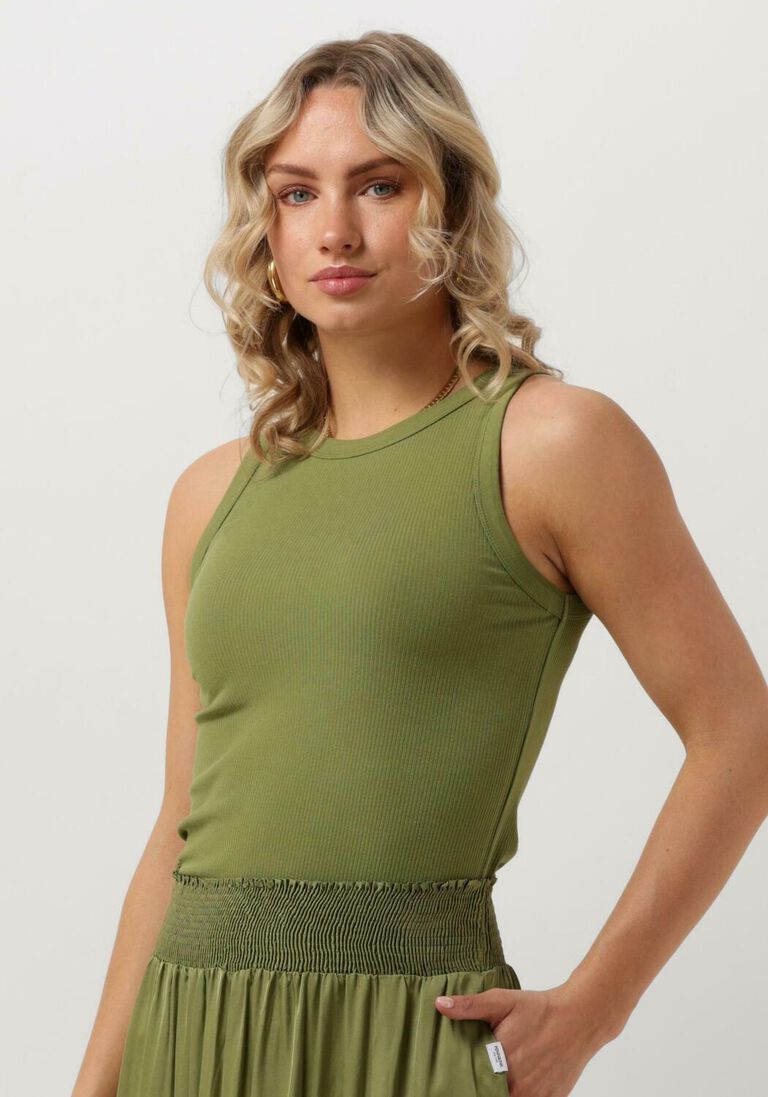 PENN & INK groene penn & ink top singlet