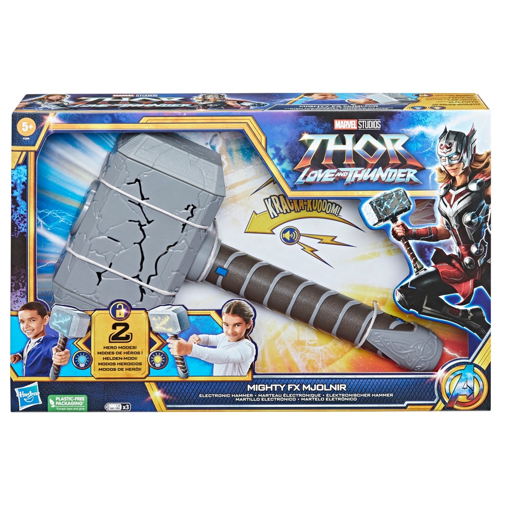 Marvel – Thor: Liebe und Donner Mighty FX Mjölnir Elektronischer Hammer