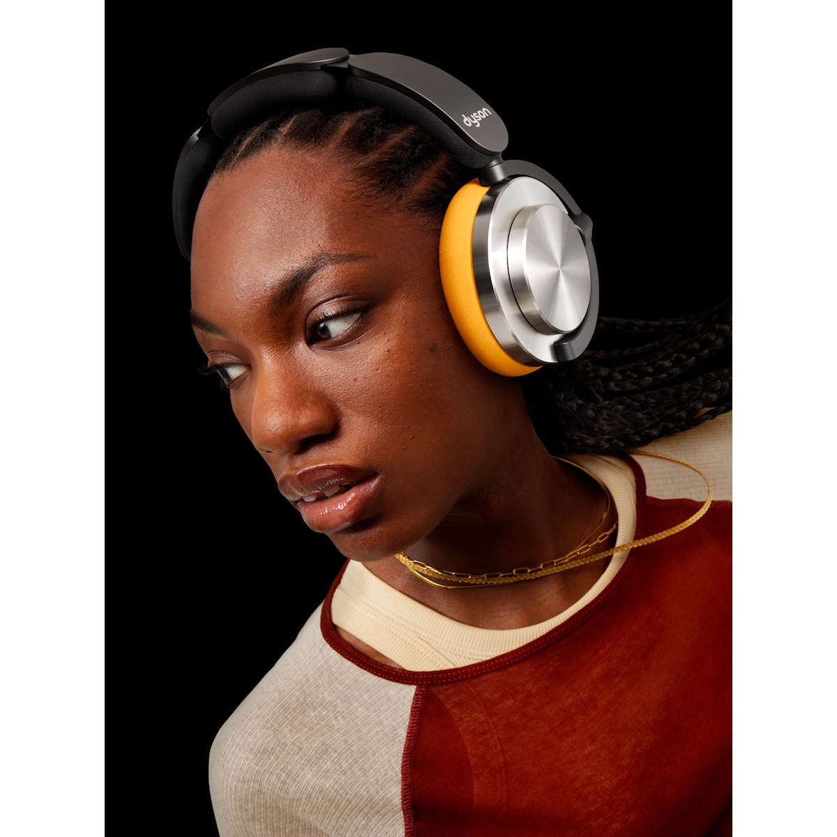 Dyson Ontrac CNC trådløse on-ear hodetelefoner (aluminium)
