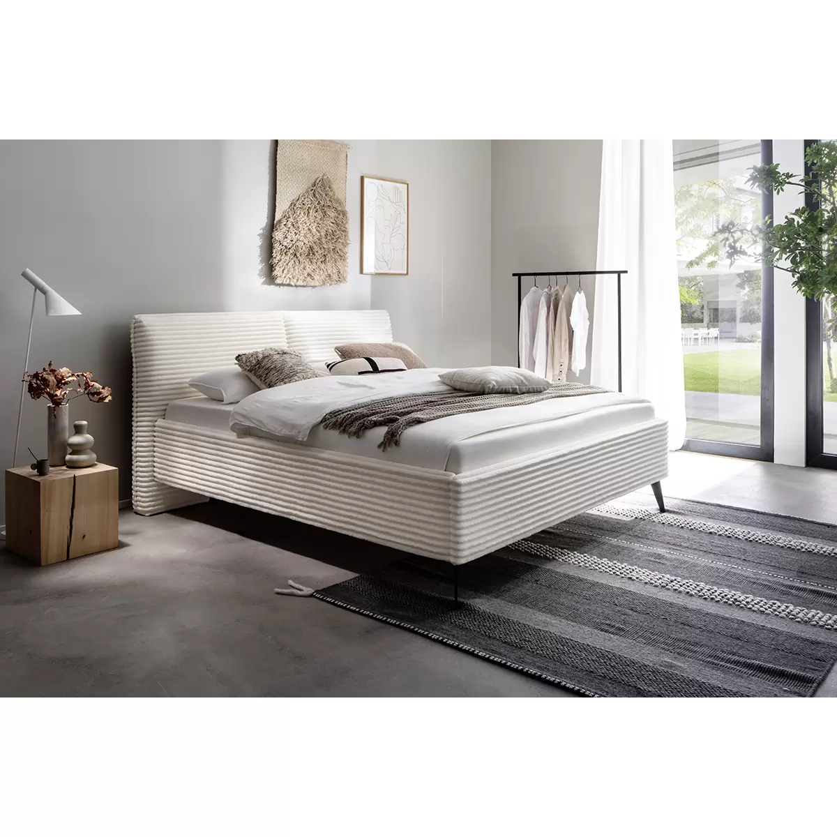 Polsterbett Matera 160x200 hellbeige