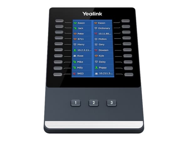Yealink EXP43 - VoIP-telefonnøkkelutvidelsesmodul - for Yealink SIP-T43U, SIP-T46U, SIP-T48U