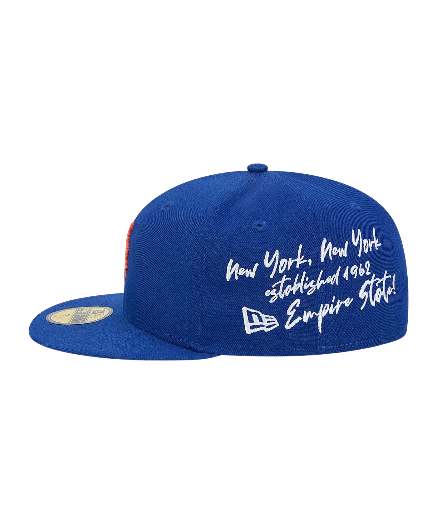 New Era MLB New York Mets Team Verbiage 59Fifty Cap Blau