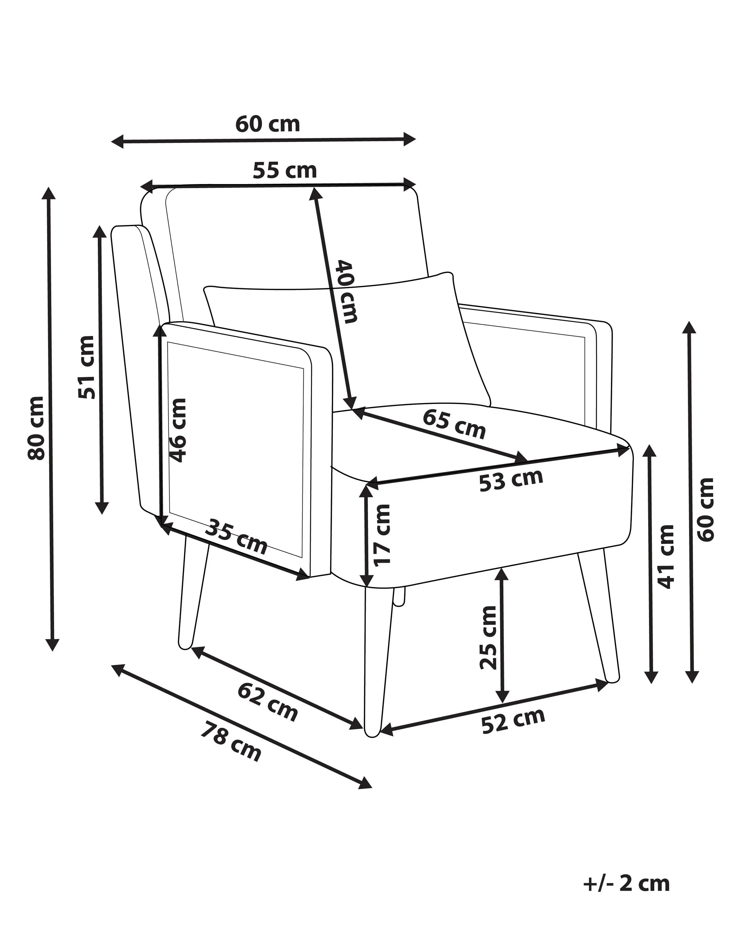 Fauteuil ORUM Stof Oranje