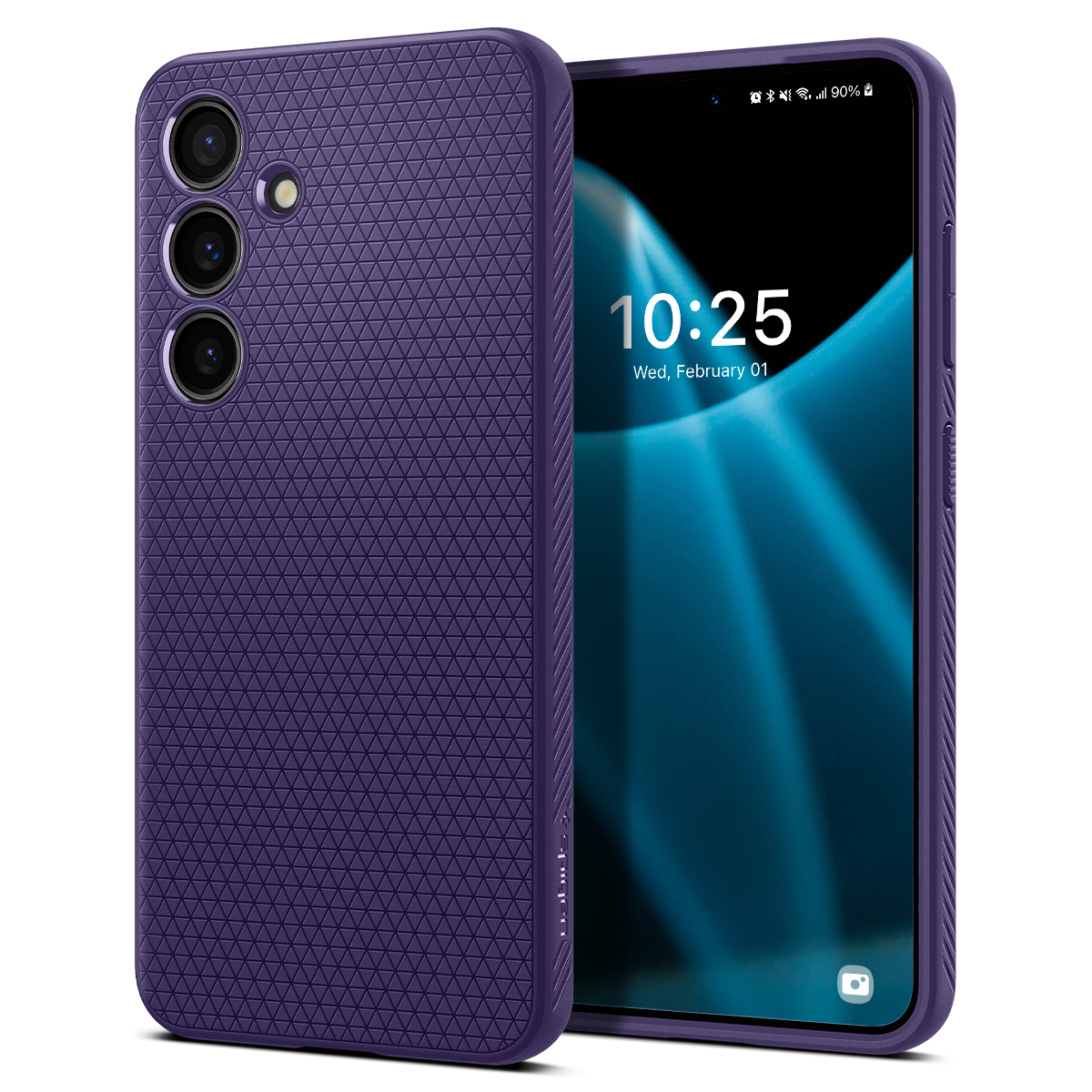 Samsung Galaxy S24 Liquid Air Case Gummi Hülle (ACS07451) - Deep Purple