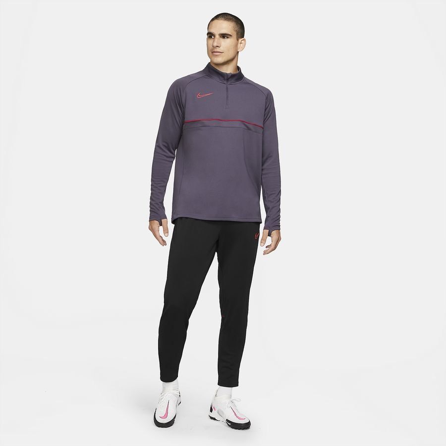 Nike Maillot d'Entraînement Academy 21 Drill Top - Violet foncé/Rouge foncé
