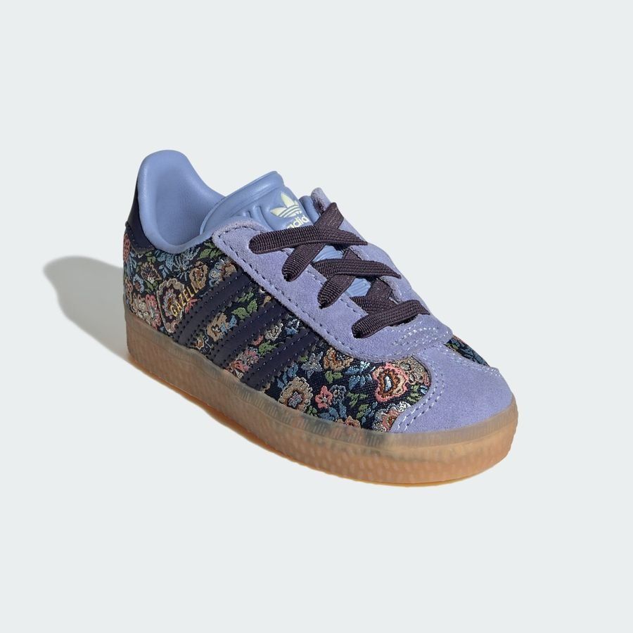 Adidas Original Chaussure à lacets élastiques Gazelle x Liberty London Comfort Closure Enfants