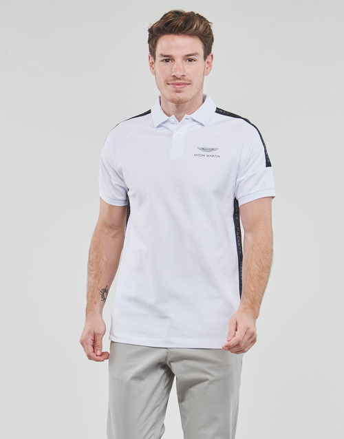 Hackett - ASTON MARTIN BY HACKETT AMR MESH TAPE - Blanc / Marine