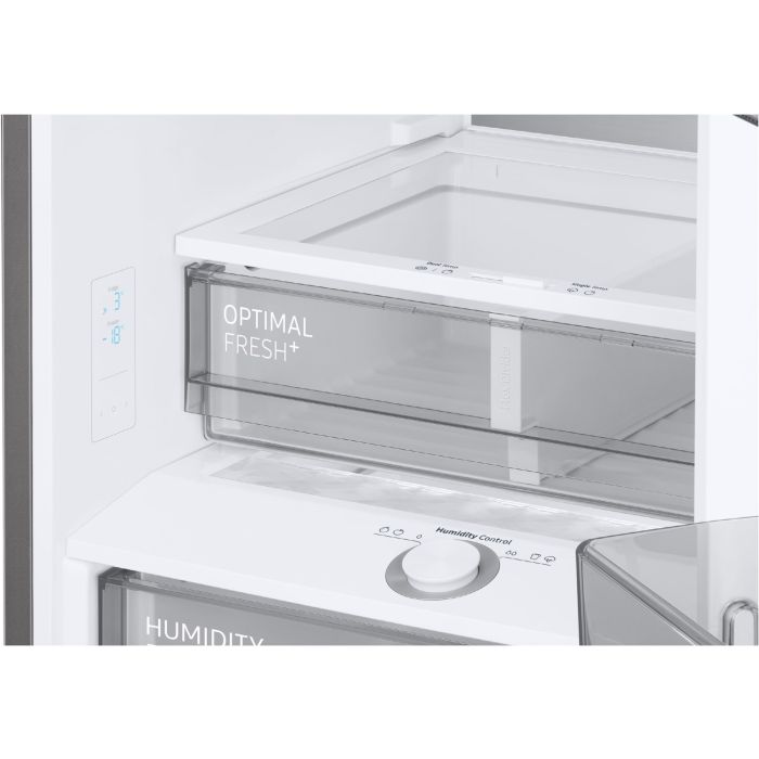 Samsung Kühl- Gefrierkombination Bespoke RL38A7B63B1/EG Premium Black Steel