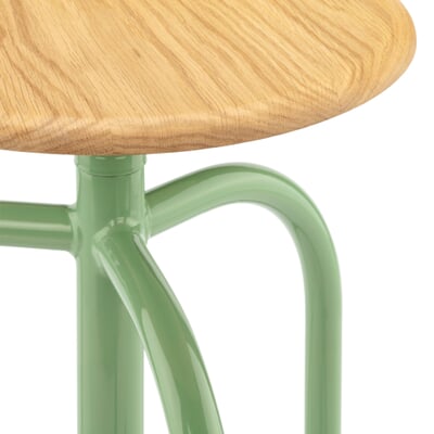 Hocker 201-M, RAL 6011 Resedagrün