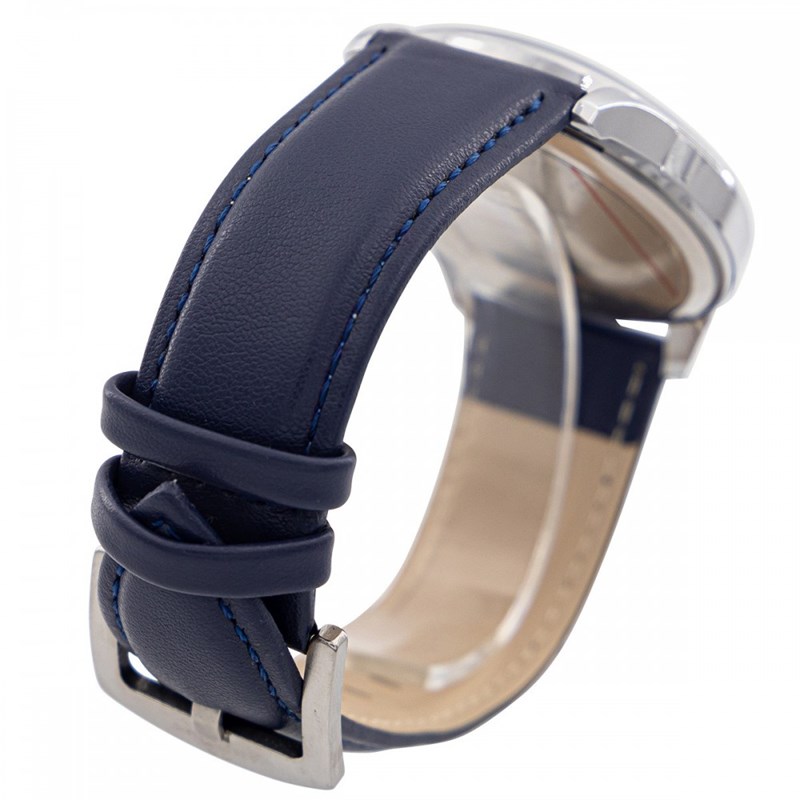 Montre Homme M. JOHN bracelet Cuir Bleu