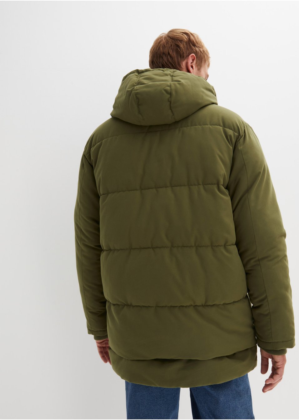 Veste d'hiver oversize avec capuche en polyester recyclé