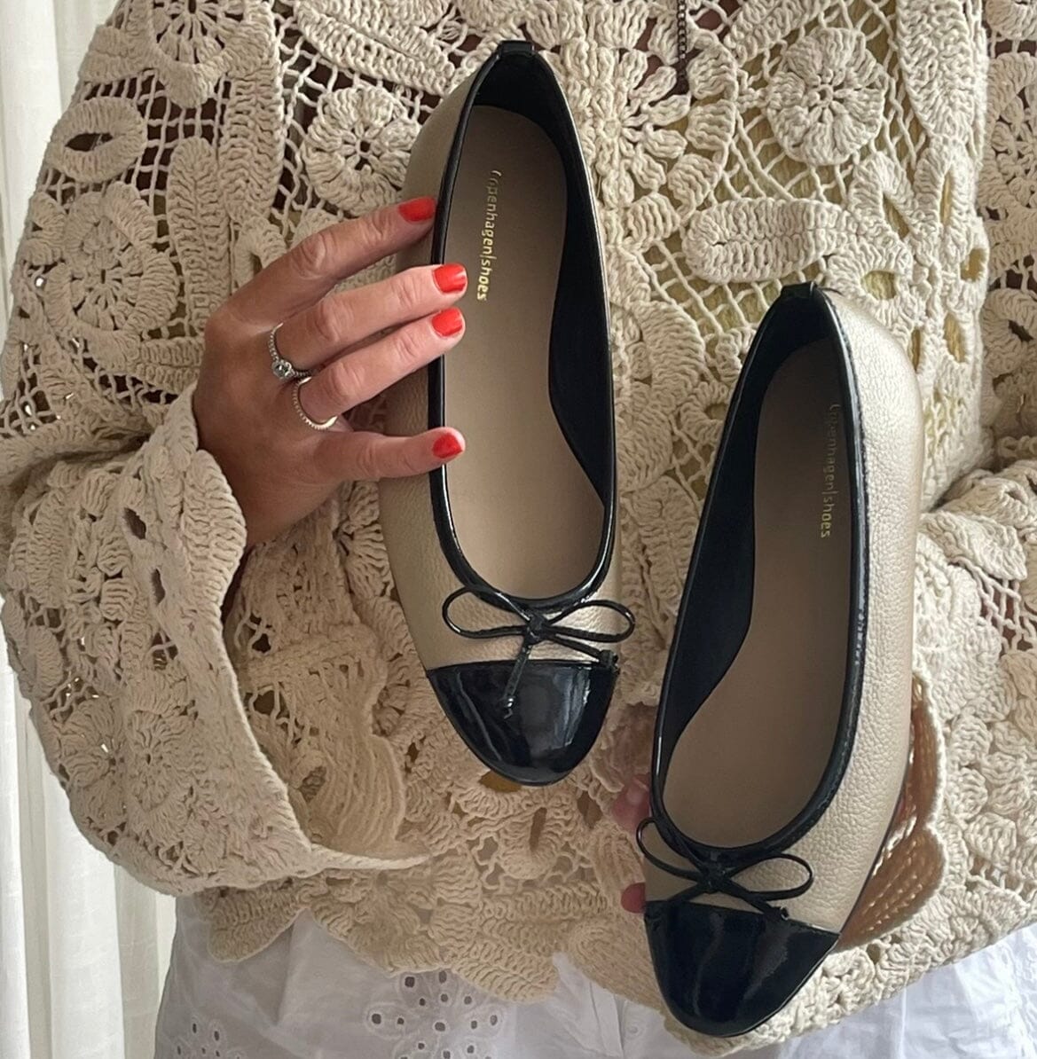 Copenhagen Shoes My Own Ballerinas 501 gold black