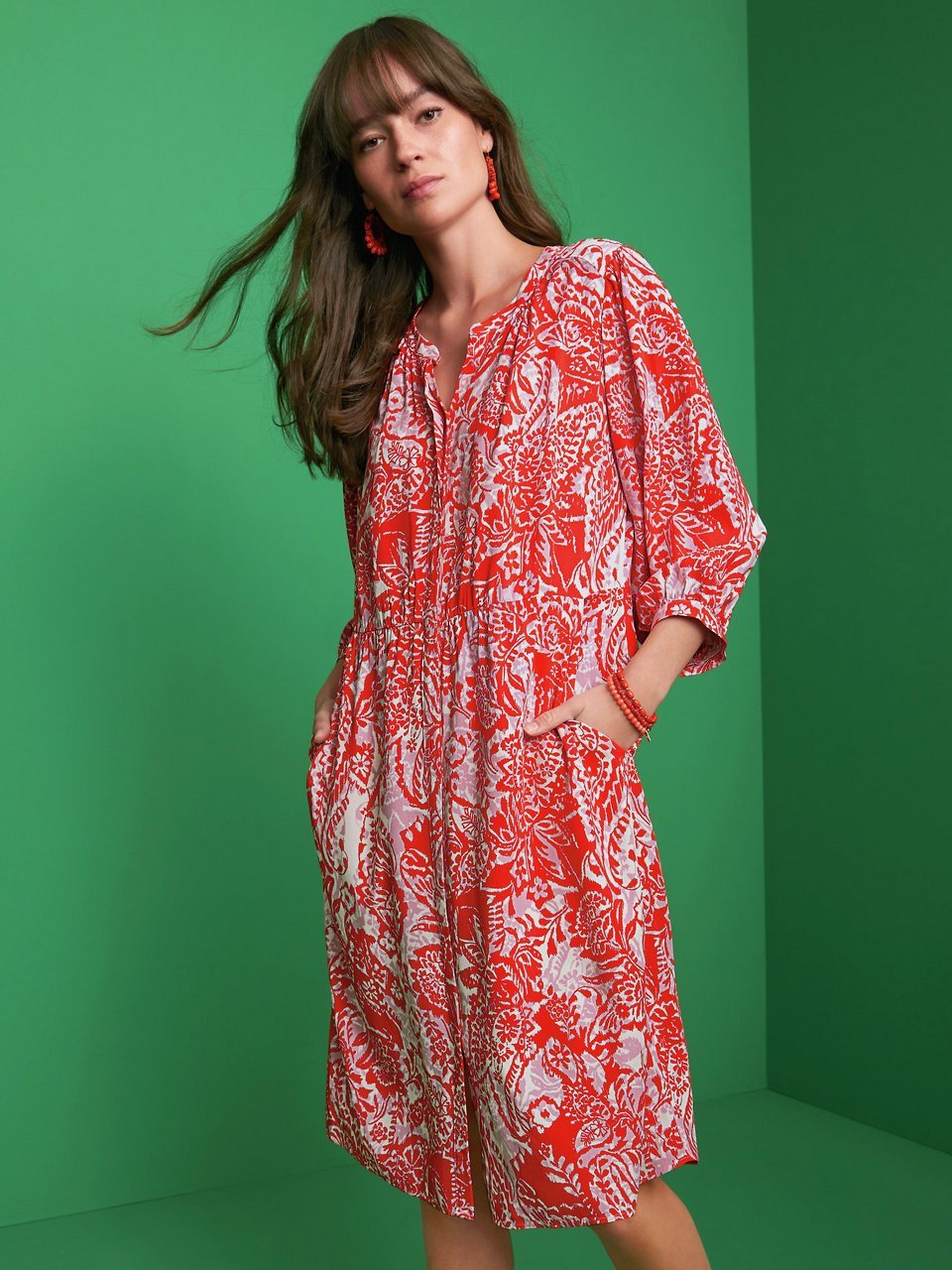 Kleid mit 3/4-Arm