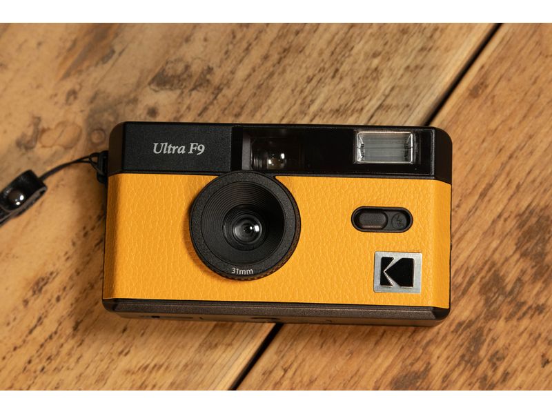 Kodak Analogkamera Ultra F9 Gelb/Schwarz Wiederverwendbare Analogkamera