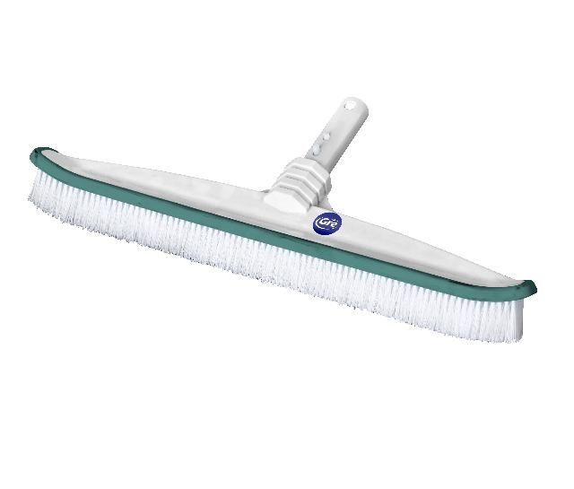 Zwembadborstel 45 cm met rubber