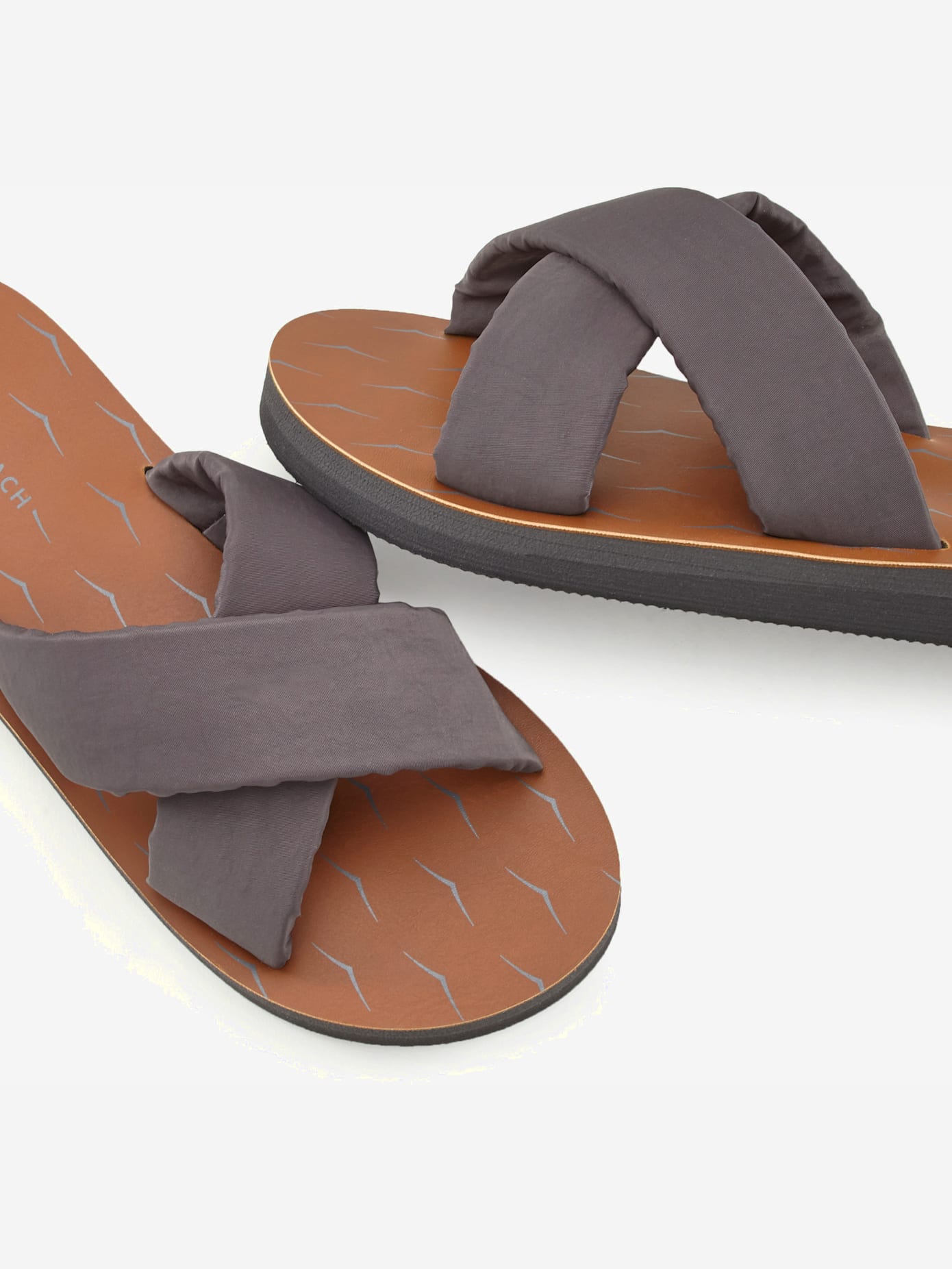 Mules de bain mules en matériau imperméable