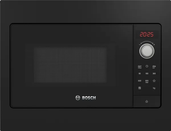 Bosch Serie | 2 BFL523MB3 - Mikrobølgeovn - til indbygning - 20 liter - 800 W - sort