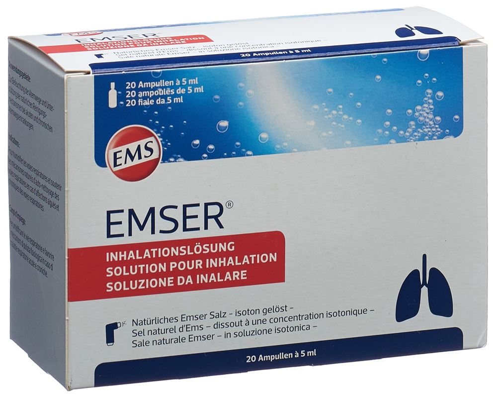 EMSER Inhalationslösung Inhal Lös Amp 5 ml