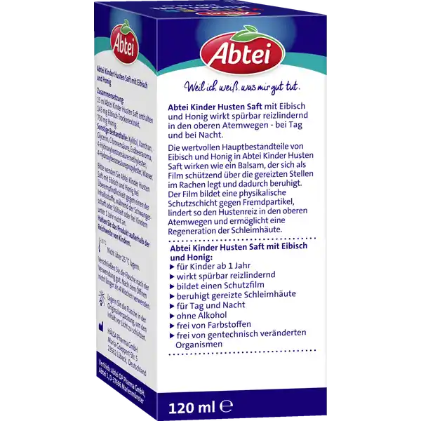 Kinder Husten Saft Eibisch und Honig