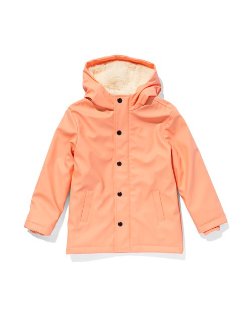 veste enfant à capuche pêche