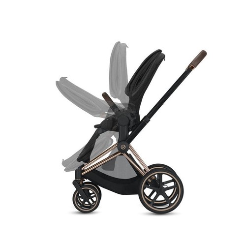 Poussette PRIAM Chrome Black Spring Blossom Light - CYBEX