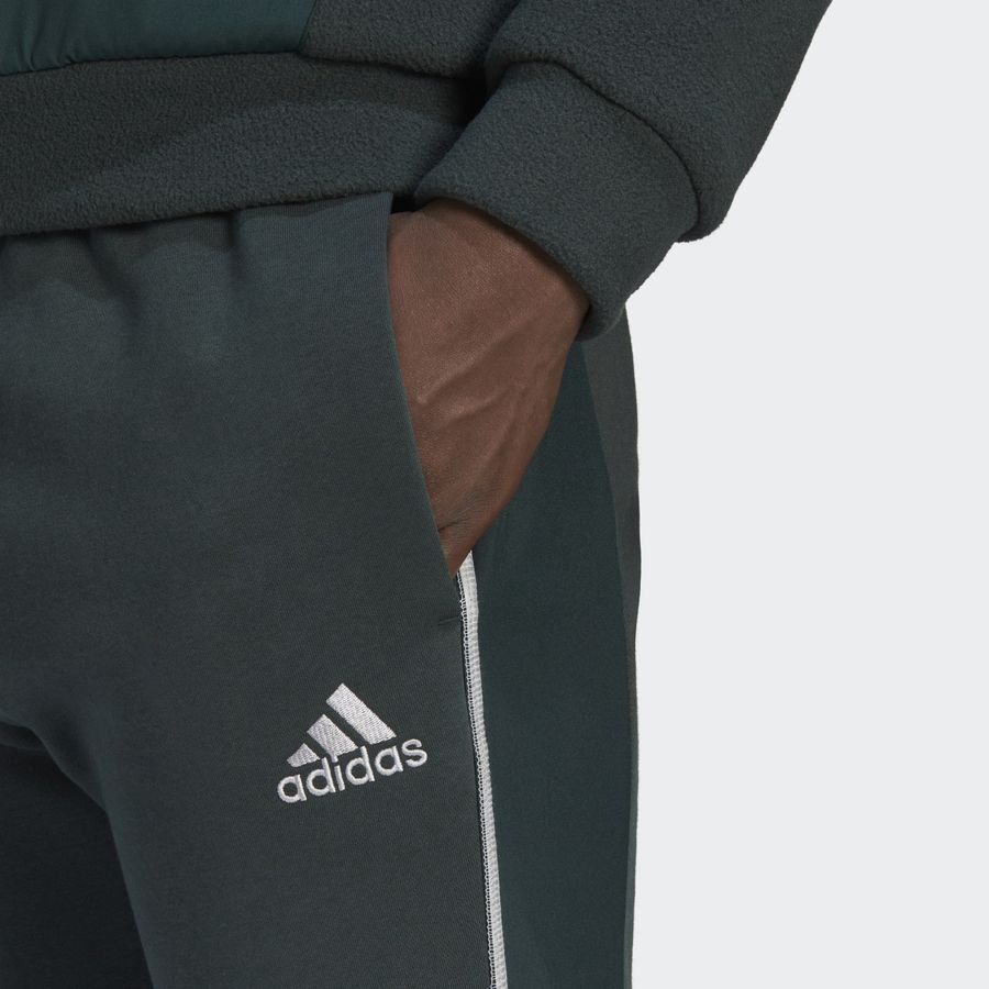 adidas Bas de Survêtement Fleece Essentials - Vert/Argent