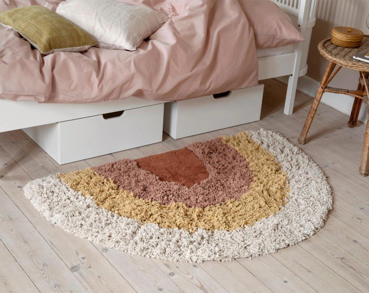 Teppich REGENBOGEN (80x135) in sunset rose