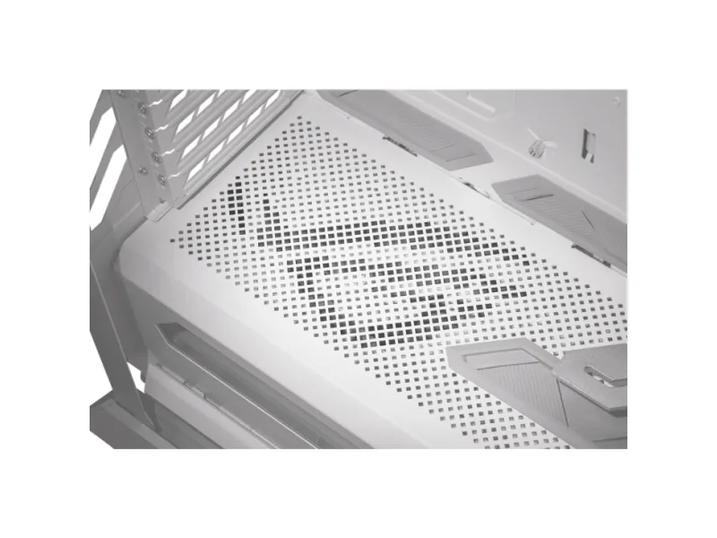 ASUS ROG Hyperion GR701 - FT gaming - udvidet ATX - sidepanel med vindue (hærdet glas) - ingen strømforsyning - hvid - USB/Lyd