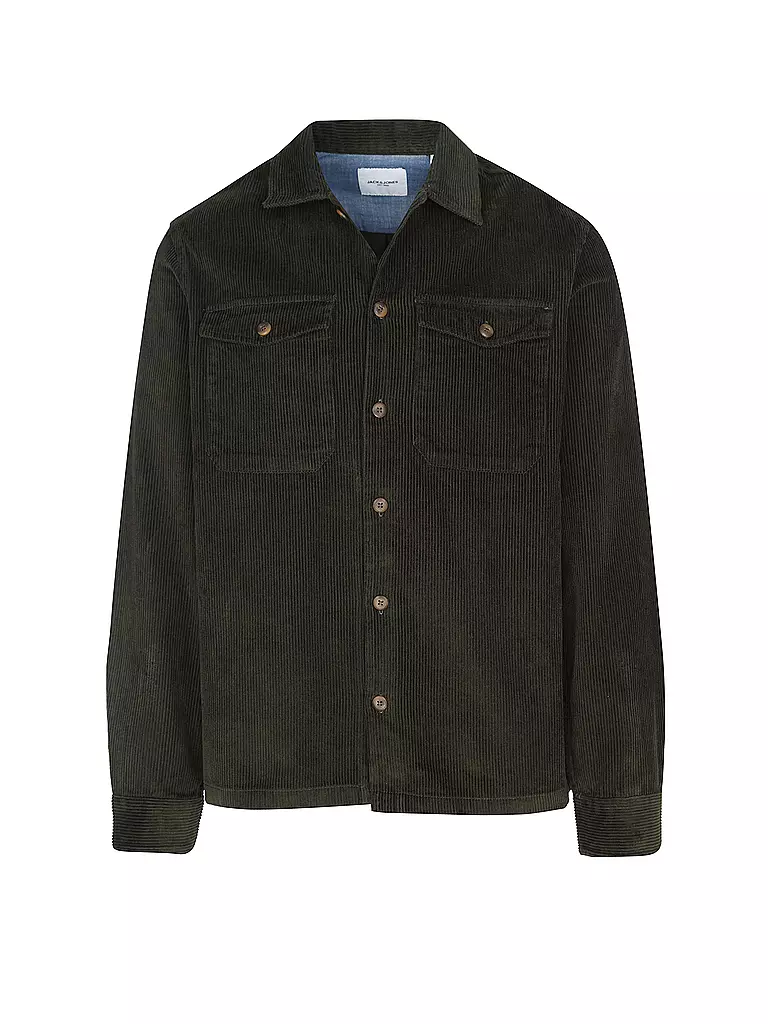 JACK & JONES Overshirt JJEEDDIE olive