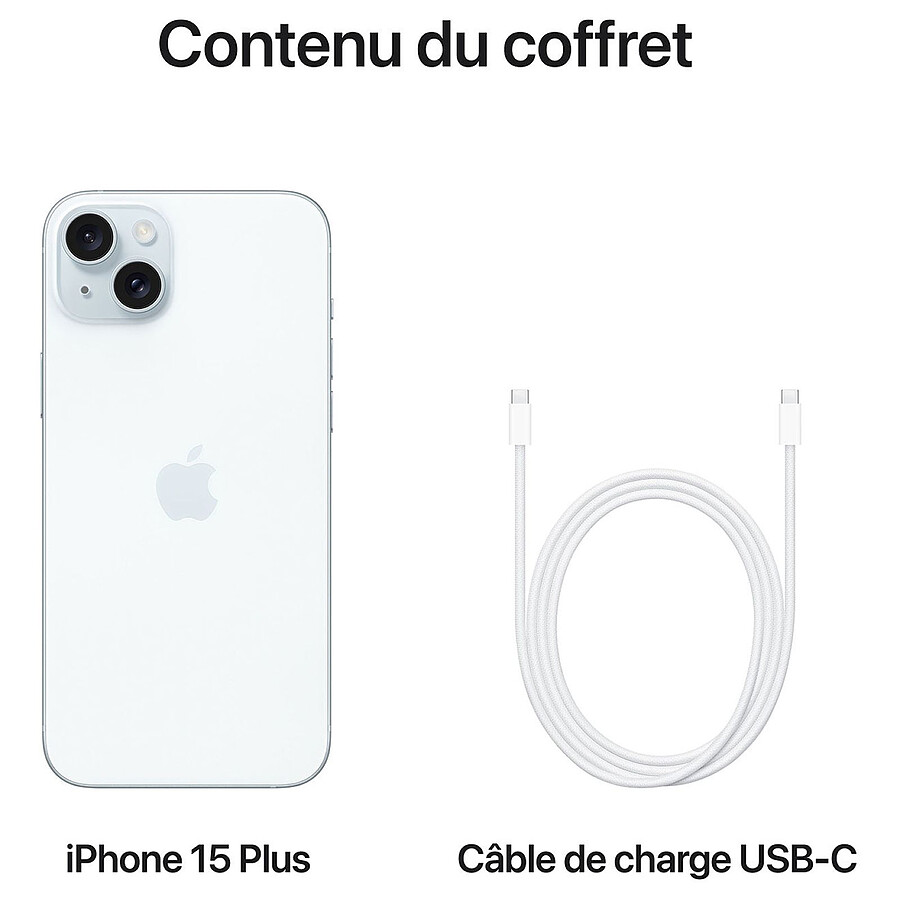 Apple iPhone 15 Plus Bleu - 128 Go · Reconditionné