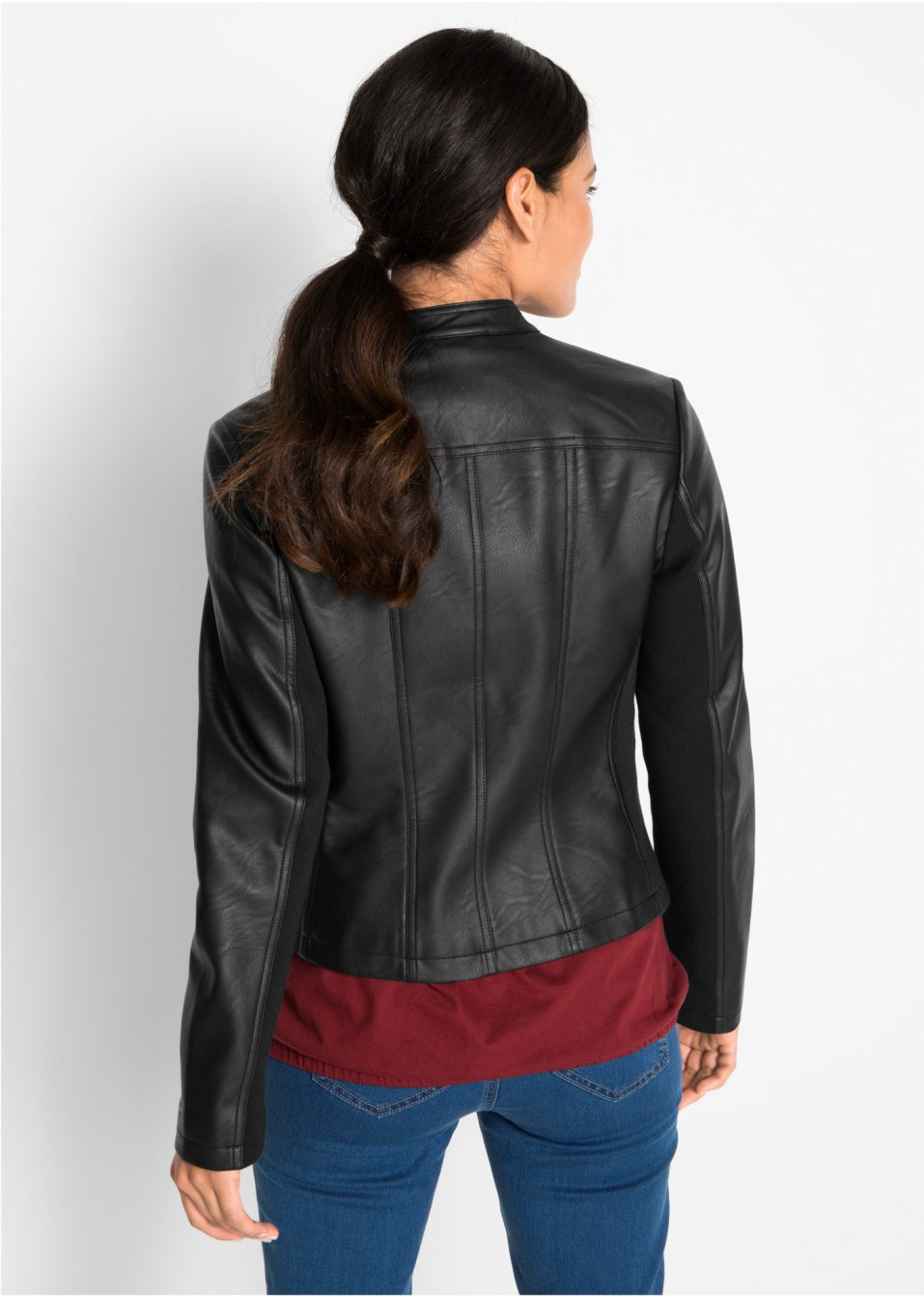Veste à empiècements latéraux extensibles
