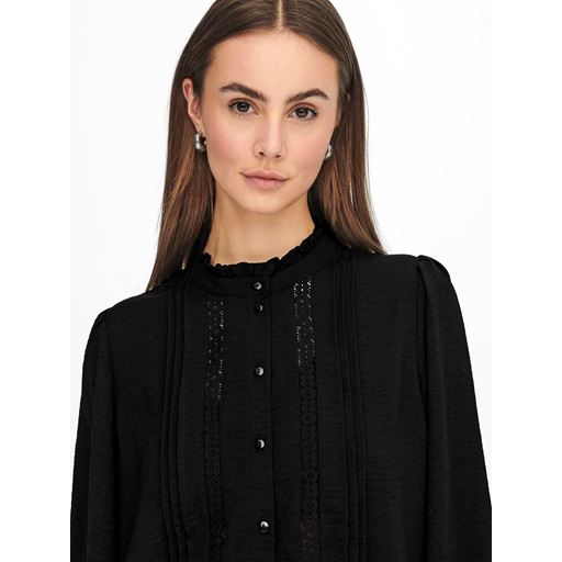 JDY Ellis Lace Bluse, Black, 38
