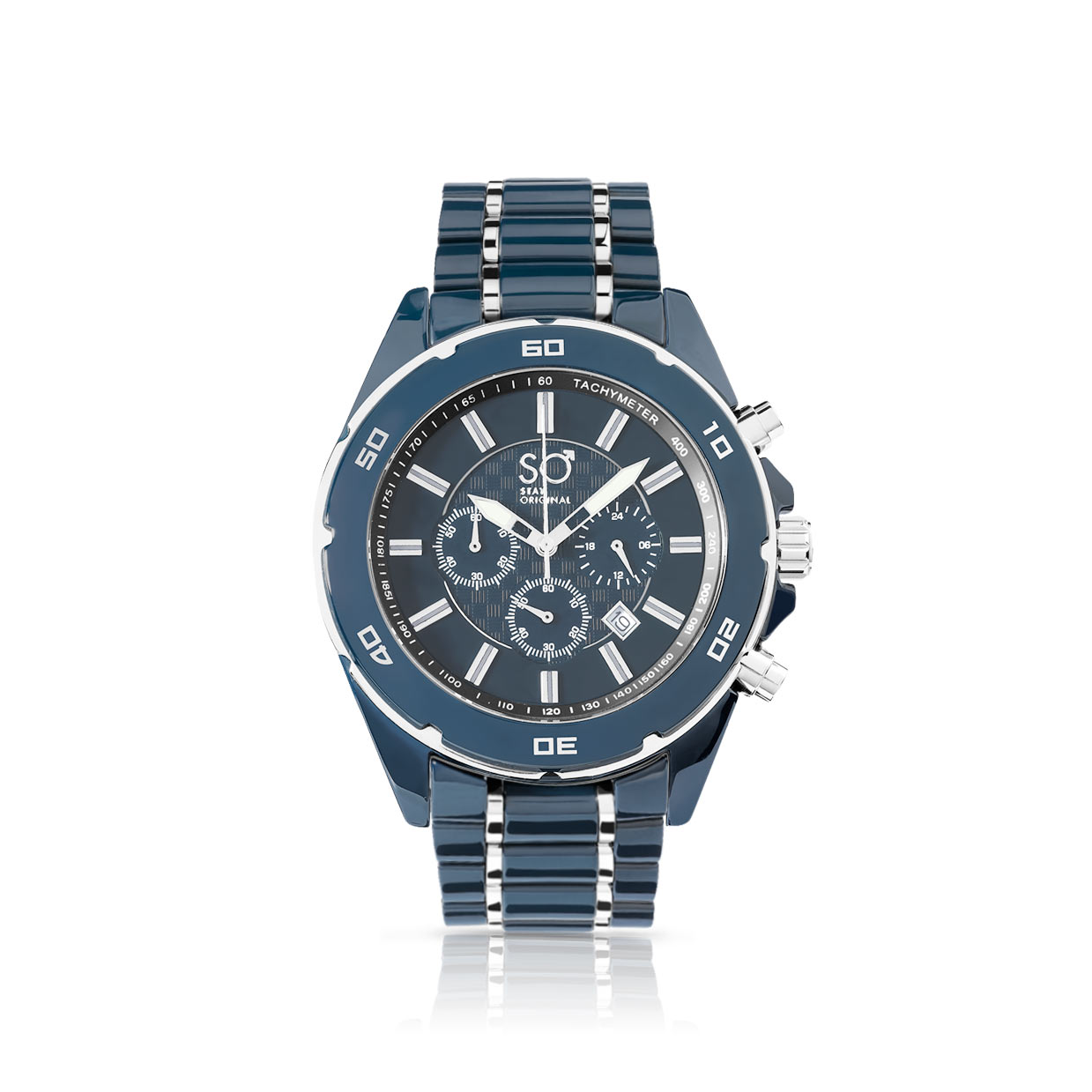 Montre Stay Original homme chronographe céramique