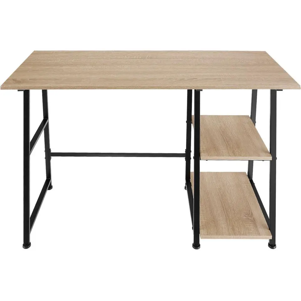 tectake Bureau Paisley 120x50x73,5cm, Industrieel Licht Hout, Eiken Sonoma