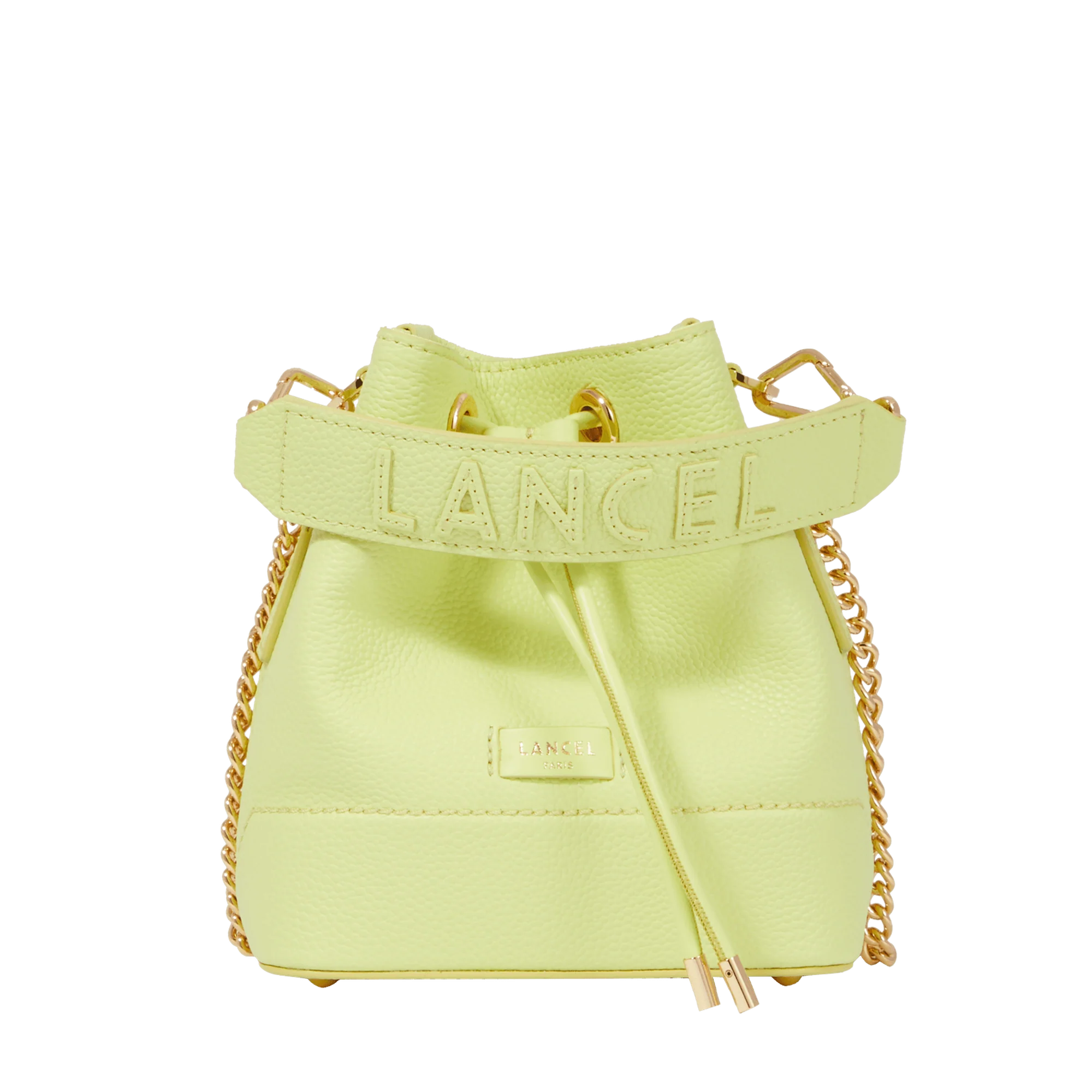 S bucket bag Ninon de Lancel-Citron Vert