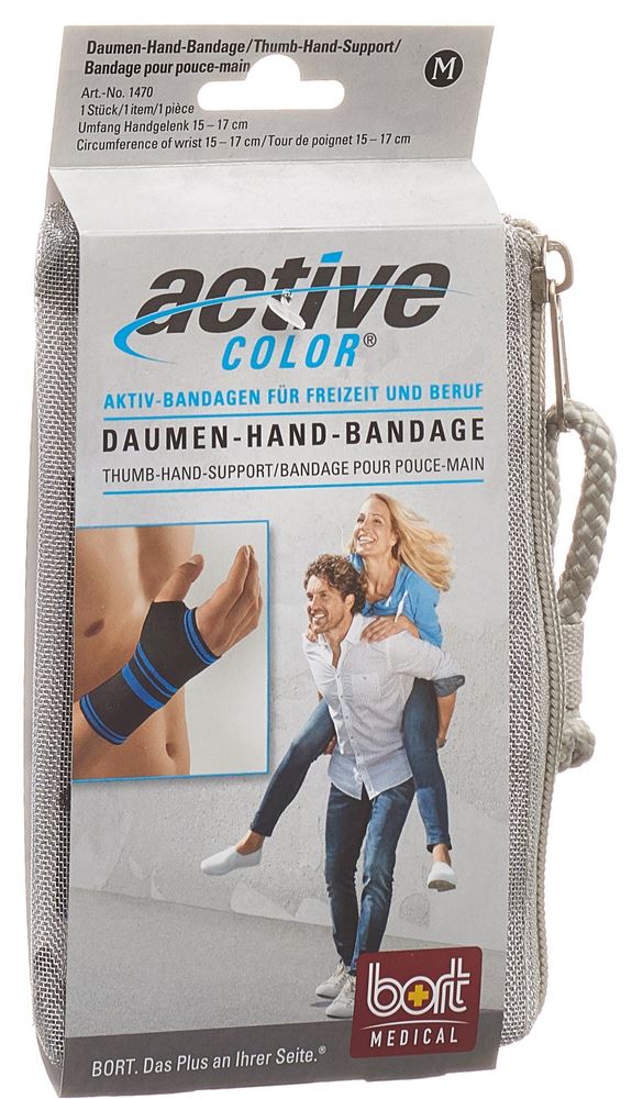 ACTIVECOLOR ActiveColor Daumen-Hand-Bandage XL schwarz 1 Stk