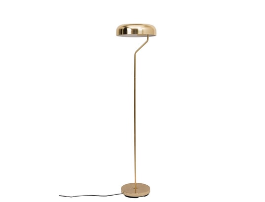 DUTCHBONE - Lampadaire salon Lampadaire design métal finitions dorées Eclipse - Couleur ...