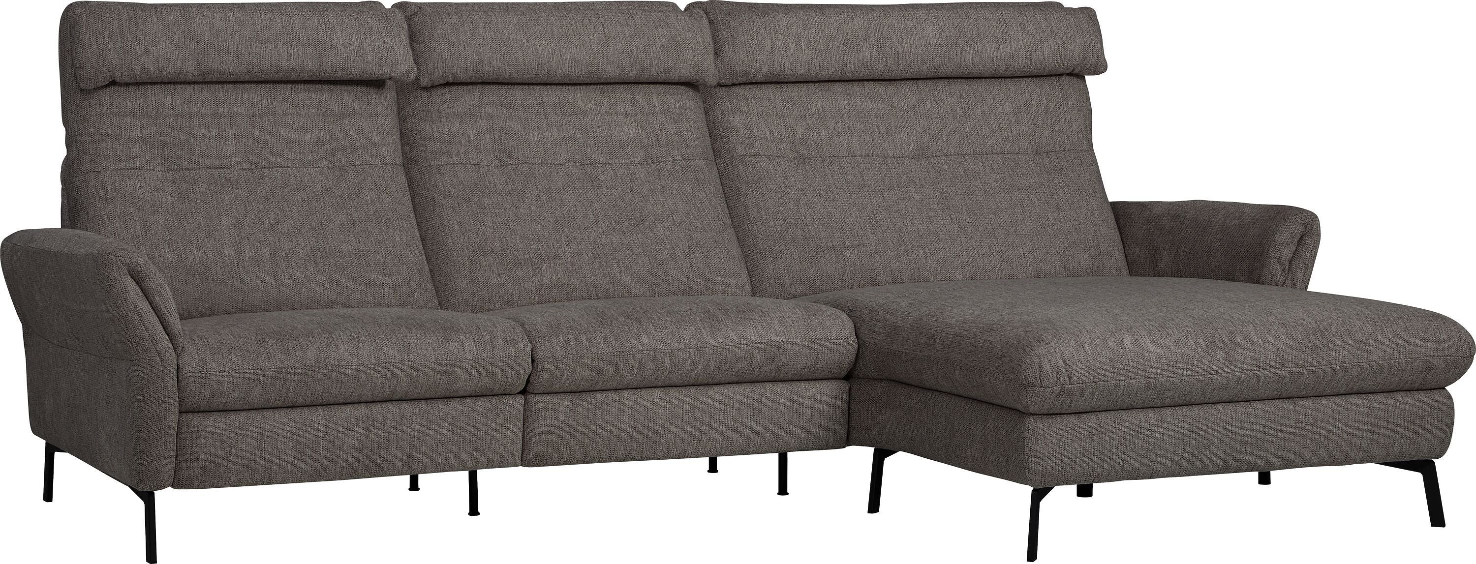 SEBO Ecksofa - Dunkelgrau / B: 284.0 cm x T: 161.0 cm x H: 84.0 cm