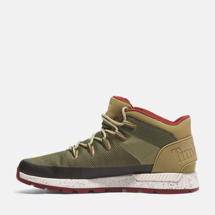 Bottine mi-haute Sprint Trekker imperémable pour homme en vert