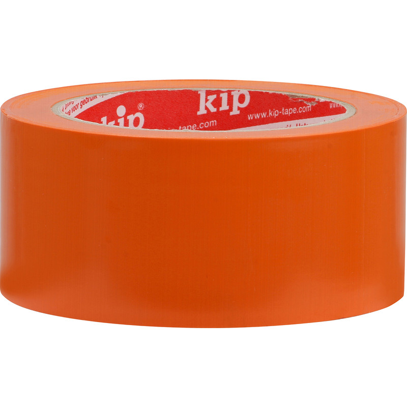Kip 215 PVC afplaktape Oranje 50mmx33m