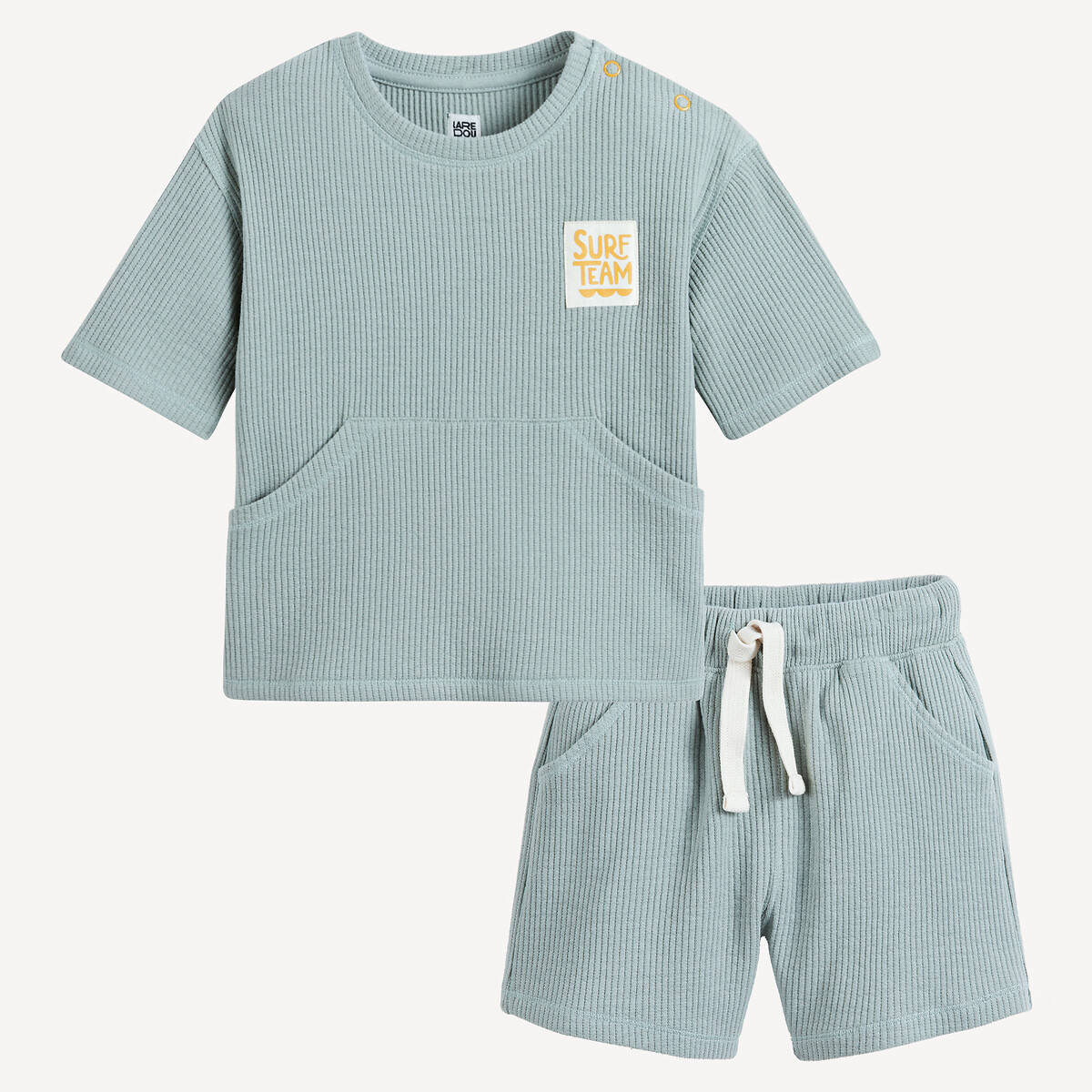 COLEÇÃO LA REDOUTE<br>Conjunto de 2 peças, camiseta e shorts