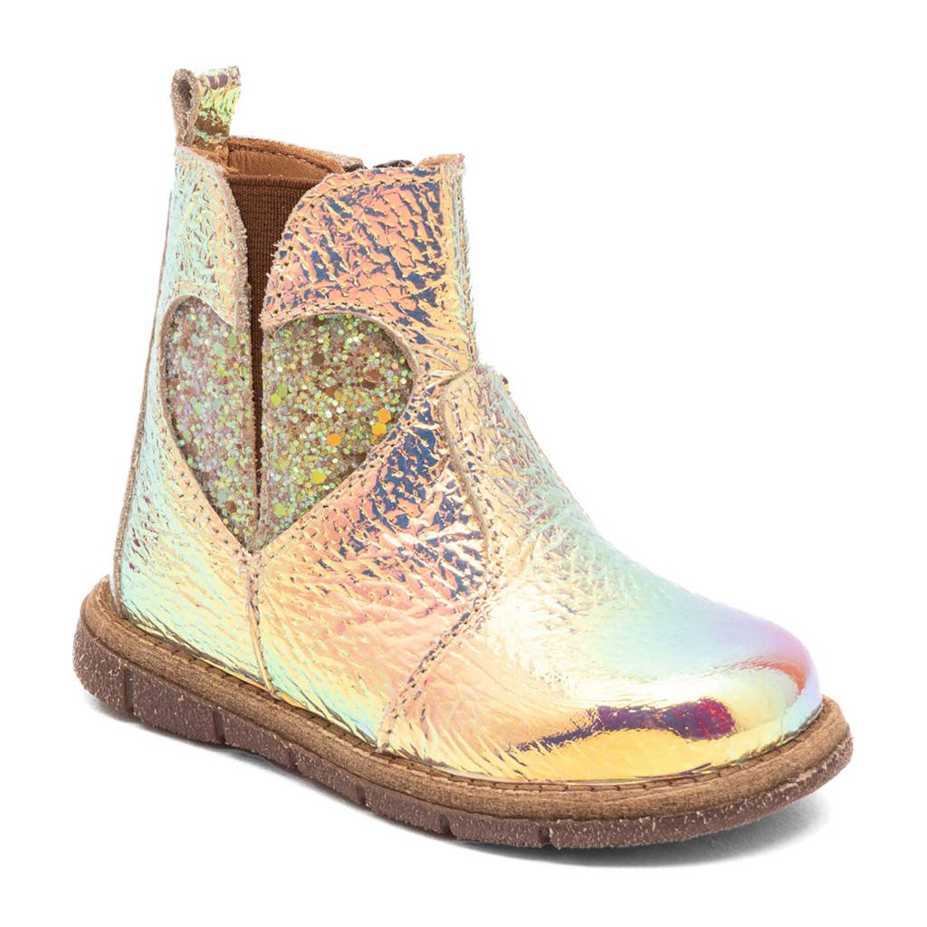 Bisgaard Maggieleren enkelboots goud metallic