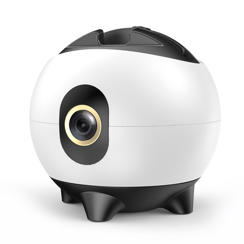 Rotierende 360° Smart Gimbal Selfie Kamera mit Smartphone und Stativ Halter   Automatischer Gesichtsverfolgung - Weiss