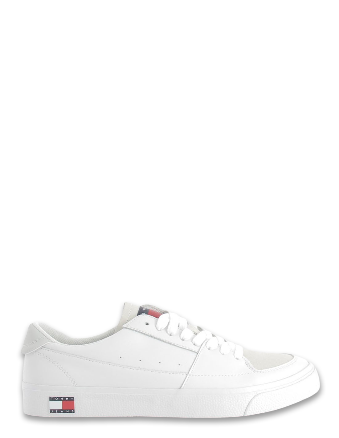tommy hilfiger baskets de ville homme tommy jeans vulcani blanc