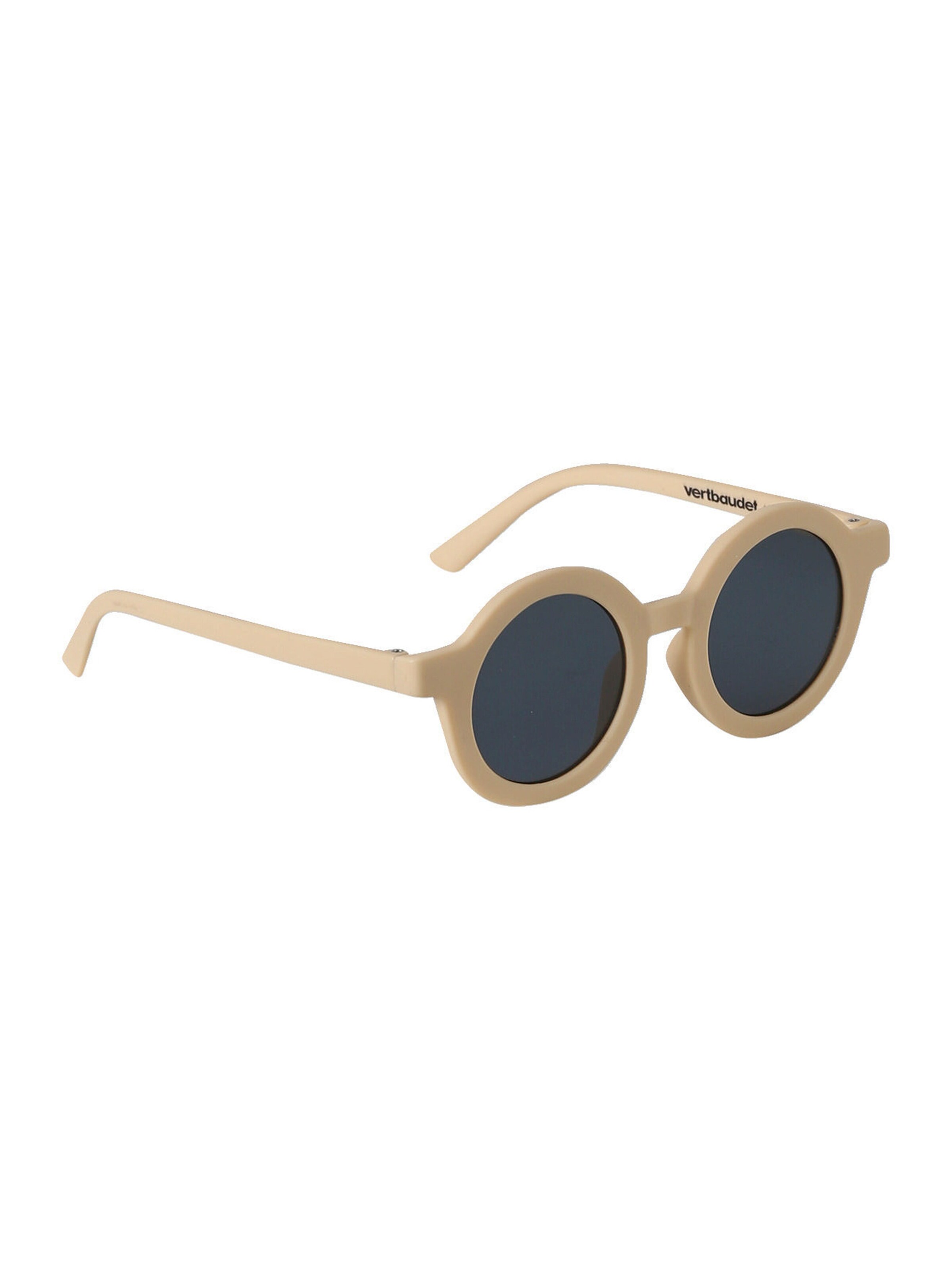 Vertbaudet Kinder Sonnenbrille, klassische runde Form beige