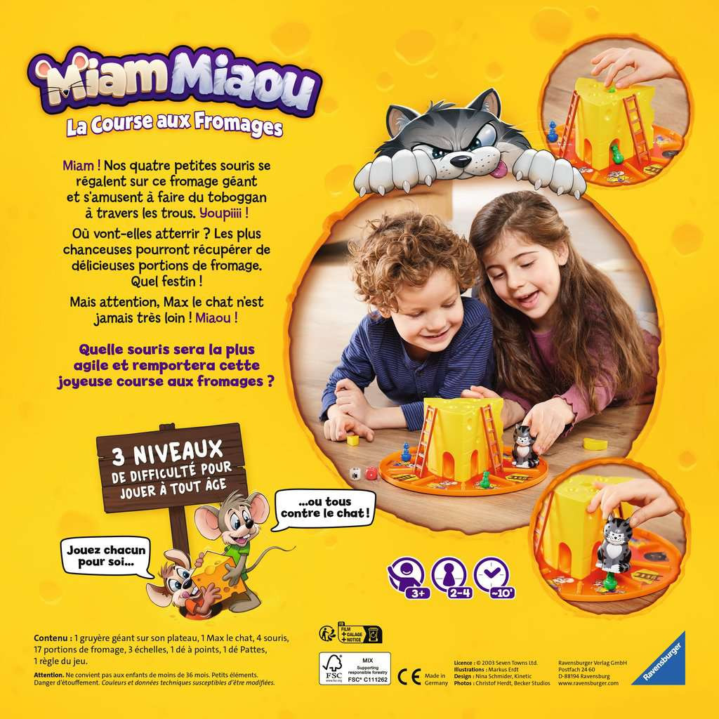 Miam Miaou - La course aux fromages