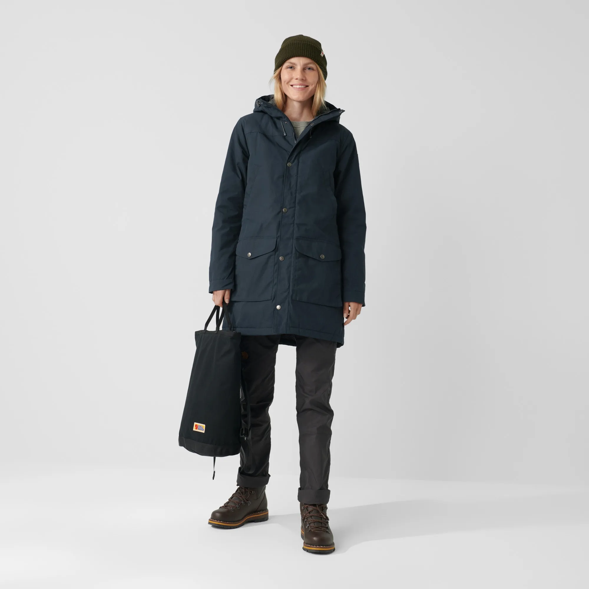 Fjällräven Women's Greenland Winter Parka Dark Navy