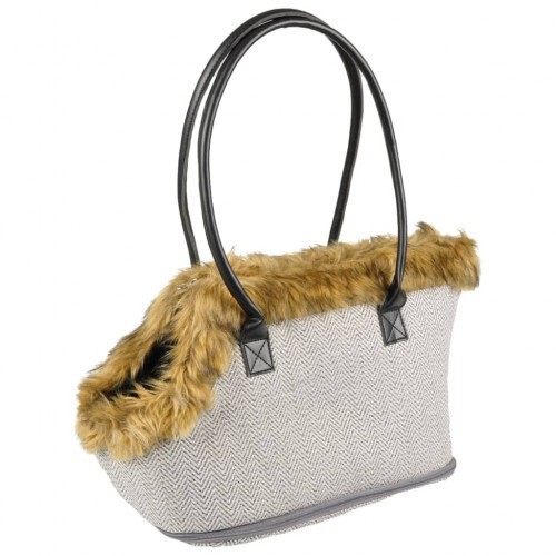 Bolsa de transporte para animais de estimação Estelle, cinza
