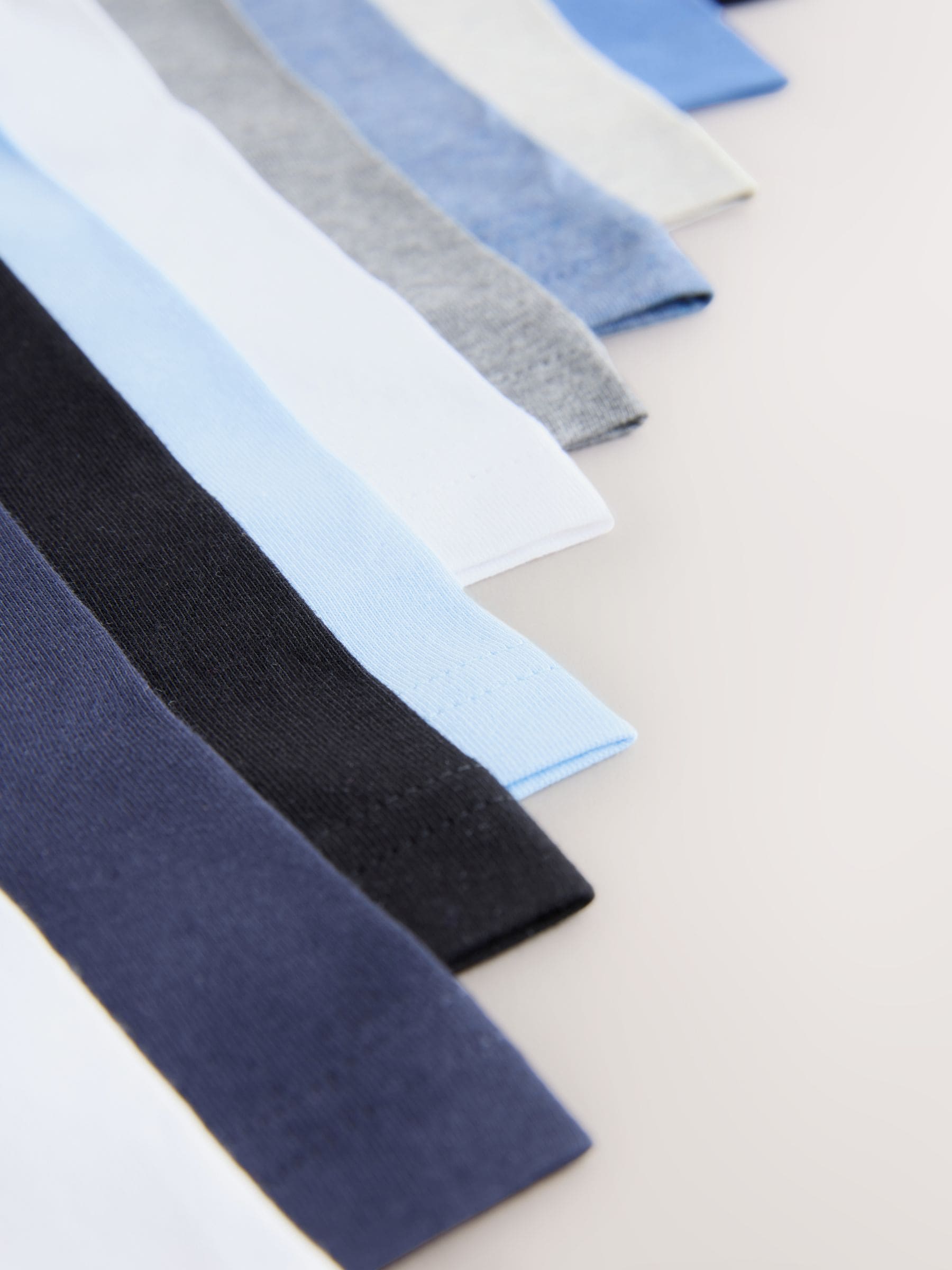 Blauw/grijs - Set van 10 boxershorts met zachte tailleband (2-16 jr)