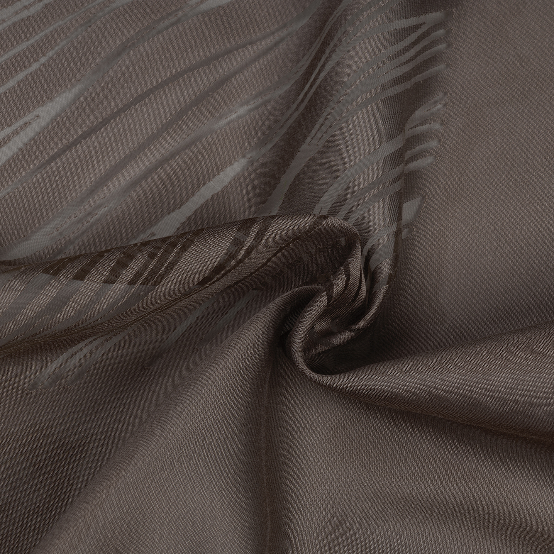 Flächenvorhang - braun - Kreise - 60x245 cm